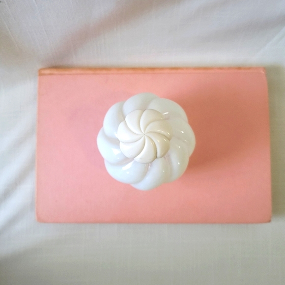 Vintage Fenton Devilbliss Perfume Bottle Opalescent Swirl Glass Art Deco - Picture 12 of 13